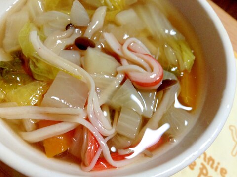 大根と白菜の★和風あんかけスープ